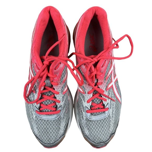 ASICS Women's Gel Flux 4 Grey Pink Running Shoes T764N Size 10 - Picture 6 of 11